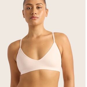 BOODY Powder Pink Triangle Bralette Medium